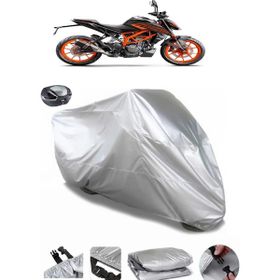 Coverplus KTM 200 Duke ABS Gri Arka Çanta Uyumlu Su Geçirmez Motosiklet Brandası