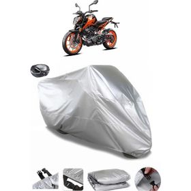 Coverplus KTM 200 Duke Gri Arka Çanta Uyumlu Su Geçirmez Motosiklet Brandası