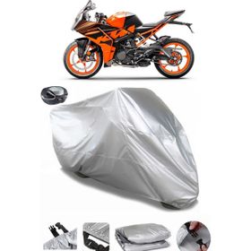 Coverplus KTM 200 RC Gri Arka Çanta Uyumlu Su Geçirmez Motosiklet Brandası