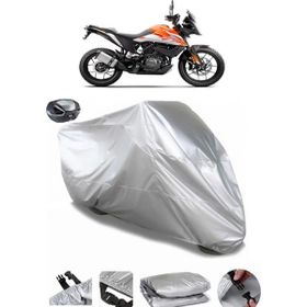 Coverplus KTM 250 Adventure Gri Arka Çanta Uyumlu Su Geçirmez Motosiklet Brandası