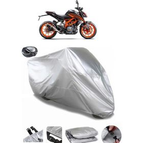 Coverplus KTM 250 Duke ABS Gri Arka Çanta Uyumlu Motosiklet Brandası