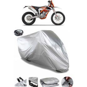 Coverplus KTM 250 Freeride R Gri Arka Çanta Uyumlu Motosiklet Brandası