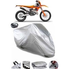 Coverplus KTM 300 EXC TPI Gri Arka Çanta Uyumlu Motosiklet Brandası