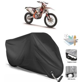 Coverplus KTM 350 EXC-F Six Days Siyah Motosiklet Branda