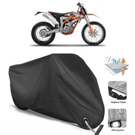 Coverplus KTM 350 Freeride Siyah Motosiklet Branda