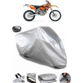 Coverplus KTM 400 EXC Gri Arka Çanta Uyumlu Su Geçirmez Motosiklet Brandası