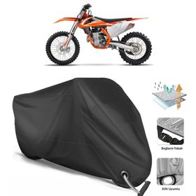 Coverplus KTM 450 SXF Siyah Motosiklet Branda