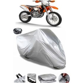 Coverplus KTM 530 EXC Gri Arka Çanta Uyumlu Su Geçirmez Motosiklet Brandası