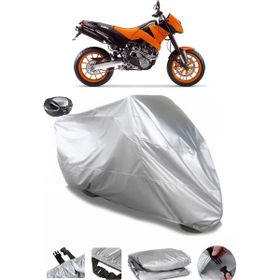 Coverplus KTM 640 Duke II Gri Arka Çanta Uyumlu Motosiklet Brandası