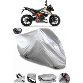 Coverplus KTM 690 Duke R Gri Arka Çanta Uyumlu Su Geçirmez Motosiklet Brandası