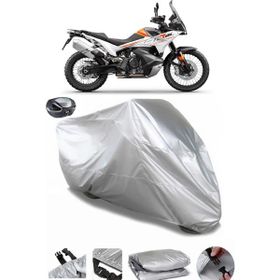 Coverplus KTM 790 Adventure Gri Arka Çanta Uyumlu Su Geçirmez Motosiklet Brandası