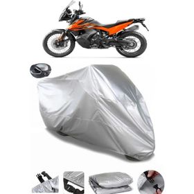 Coverplus KTM 890 Adventure Gri Arka Çanta Uyumlu Su Geçirmez Motosiklet Brandası