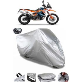 Coverplus KTM 890 Adventure R Gri Arka Çanta Uyumlu Su Geçirmez Motosiklet Brandası