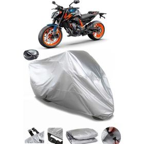 Coverplus KTM 890 Duke Gri Arka Çanta Uyumlu Su Geçirmez Motosiklet Brandası