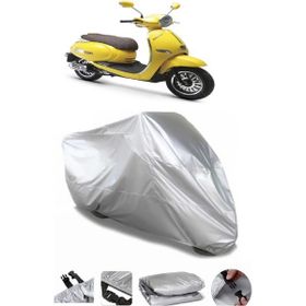 Coverplus Kuba Brilliant 125 Pro Gri Su Geçirmez Motosiklet Brandası