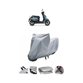 Coverplus Kuba Brilliant 50 Pro Gri Su Geçirmez Motosiklet Brandası
