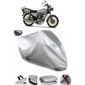 Coverplus Kuba Çita 150R Gold Gri Arka Çanta Uyumlu Su Geçirmez Motosiklet Brandası