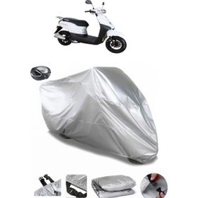 Coverplus Kuba City Go Gri Arka Çanta Uyumlu Su Geçirmez Motosiklet Brandası