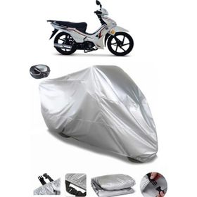 Coverplus Kuba Ege 100 Gri Arka Çanta Uyumlu Su Geçirmez Motosiklet Brandası