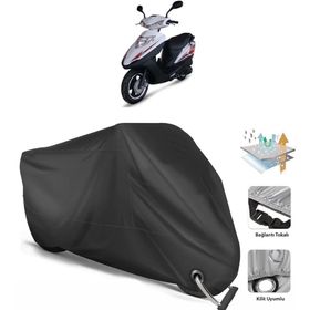 Coverplus Kuba Hasat 100 Siyah Motosiklet Branda