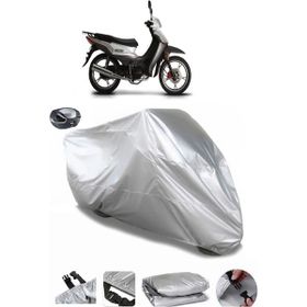 Coverplus Kuba KEE 100 Gri Arka Çanta Uyumlu Su Geçirmez Motosiklet Brandası