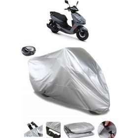 Coverplus Kuba Pesaro 125 X Gri Arka Çanta Uyumlu Su Geçirmez Motosiklet Brandası