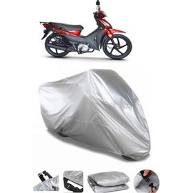 Coverplus Kuba Rainbow Gri Su Geçirmez Motosiklet Brandası
