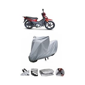 Coverplus Kuba Rainbow Gri Su Geçirmez Motosiklet Brandası