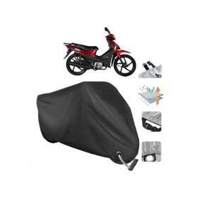 Coverplus Kuba Rainbow Siyah Motosiklet Branda