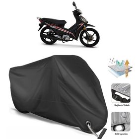 Coverplus Kuba Reiz 100 Siyah Motosiklet Branda