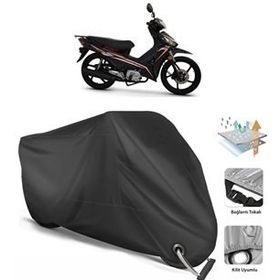 Coverplus Kuba Reiz 100 Siyah Motosiklet Branda