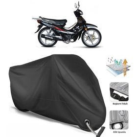 Coverplus Kuba SJ100-16D Siyah Motosiklet Branda