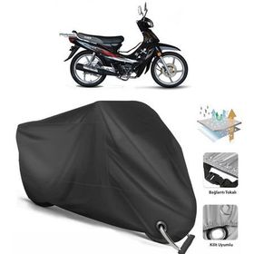 Coverplus Kuba SJ100-16D Siyah Motosiklet Branda