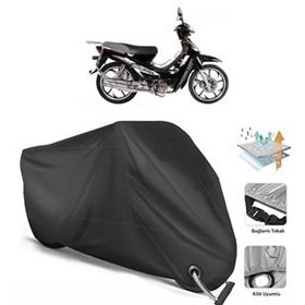 Coverplus Kuba XY100-E Siyah Motosiklet Branda