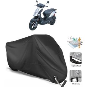 Coverplus Kymco Agility 125 Siyah Motosiklet Branda