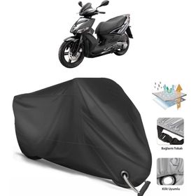 Coverplus Kymco Agility 16+ 150 Siyah Motosiklet Branda