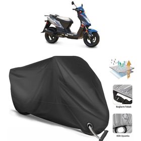 Coverplus Kymco Agility 50 Siyah Motosiklet Branda
