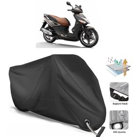 Coverplus Kymco Agility City 125 Siyah Motosiklet Branda