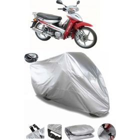 Coverplus Kymco Aktiv 110 Gri Arka Çanta Uyumlu Su Geçirmez Motosiklet Brandası