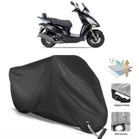 Coverplus Kymco Dink 200i Siyah Motosiklet Branda