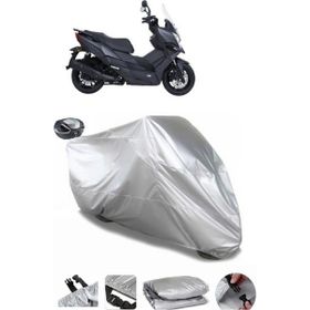 Coverplus Kymco Dink R 150 Gri Arka Çanta Uyumlu Su Geçirmez Motosiklet Brandası