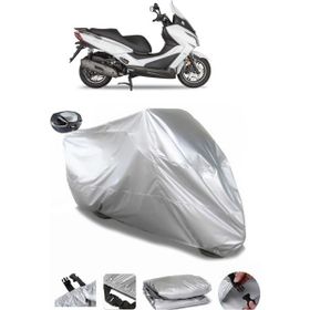 Coverplus Kymco Downtown 125I Gri Arka Çanta Uyumlu Su Geçirmez Motosiklet Brandası