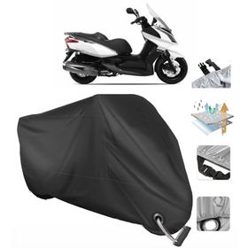Coverplus Kymco Downtown 300i Siyah Motosiklet Branda