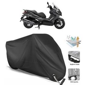 Coverplus Kymco Downtown 350i ABS Siyah Motosiklet Branda