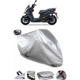 Coverplus Kymco Grand Dink 150 Gri Arka Çanta Uyumlu Su Geçirmez Motosiklet Brandası
