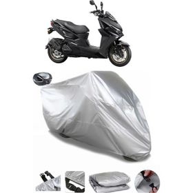 Coverplus Kymco KRV 200 Gri Arka Çanta Uyumlu Su Geçirmez Motosiklet Brandası