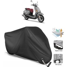 Coverplus Kymco Like 125 Siyah Motosiklet Branda
