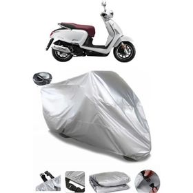 Coverplus Kymco Like 50 Gri Arka Çanta Uyumlu Su Geçirmez Motosiklet Brandası