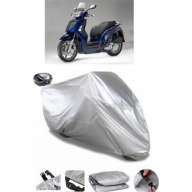 Coverplus Kymco People 250 Gri Arka Çanta Uyumlu Su Geçirmez Motosiklet Brandası