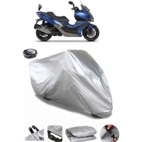 Coverplus Kymco Xciting S 400 Gri Arka Çanta Uyumlu Su Geçirmez Motosiklet Brandası